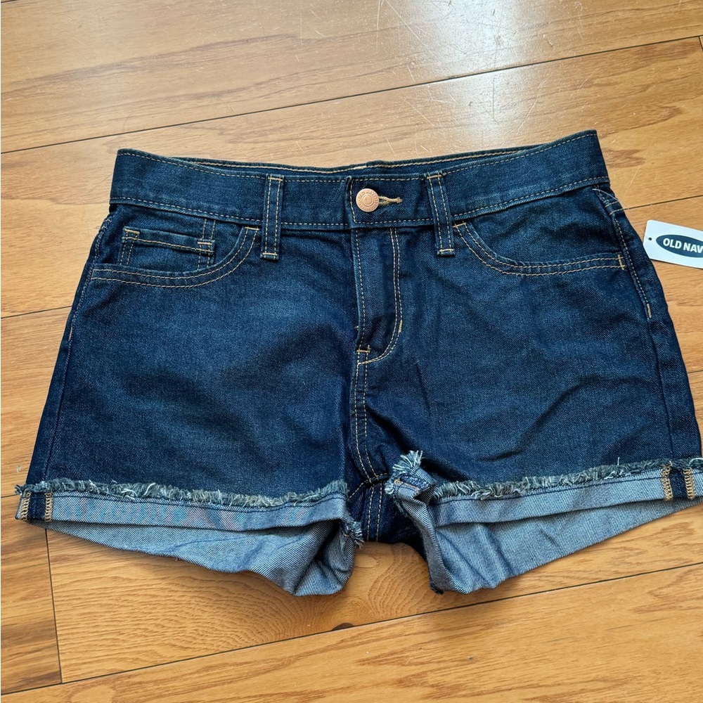 Old Navy kids Dark Blue Denim Shorts